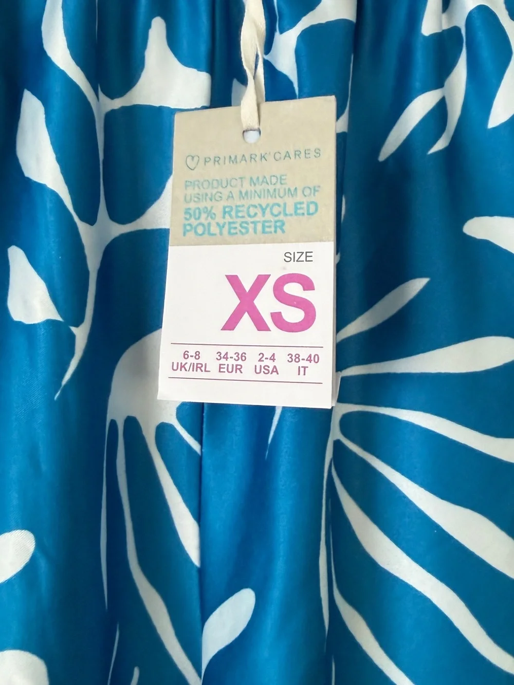 Blue & White Patterned Button-Up Shirt and pant set